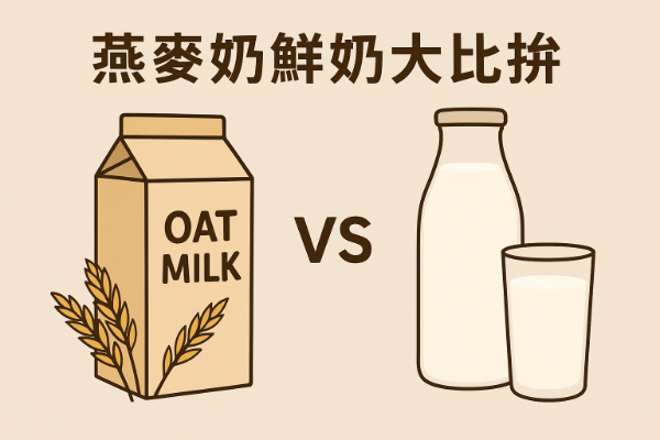 燕麥奶鮮奶大比拚